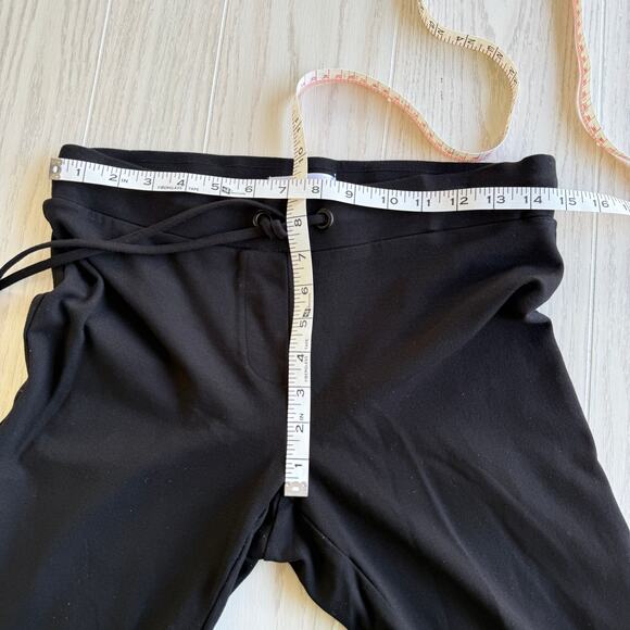 89th + Madison Women’s Petite Medium Black Cropped Drawstring Pants - Picture 6 of 6